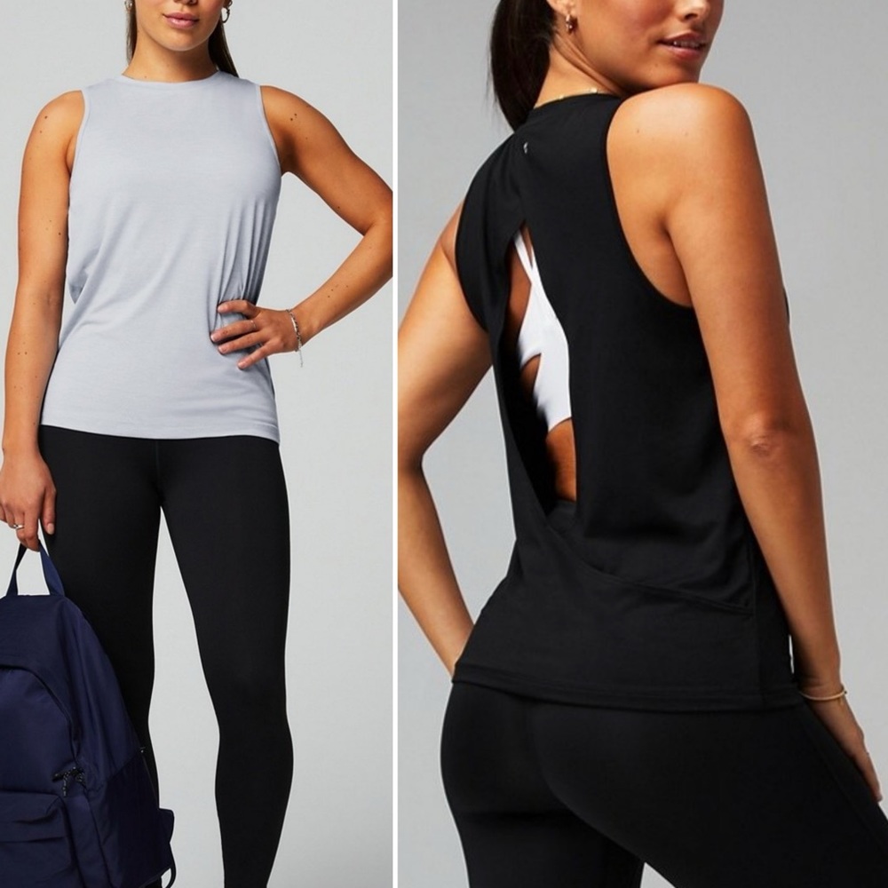 Fabletics Dry-Flex Open Back Tanks